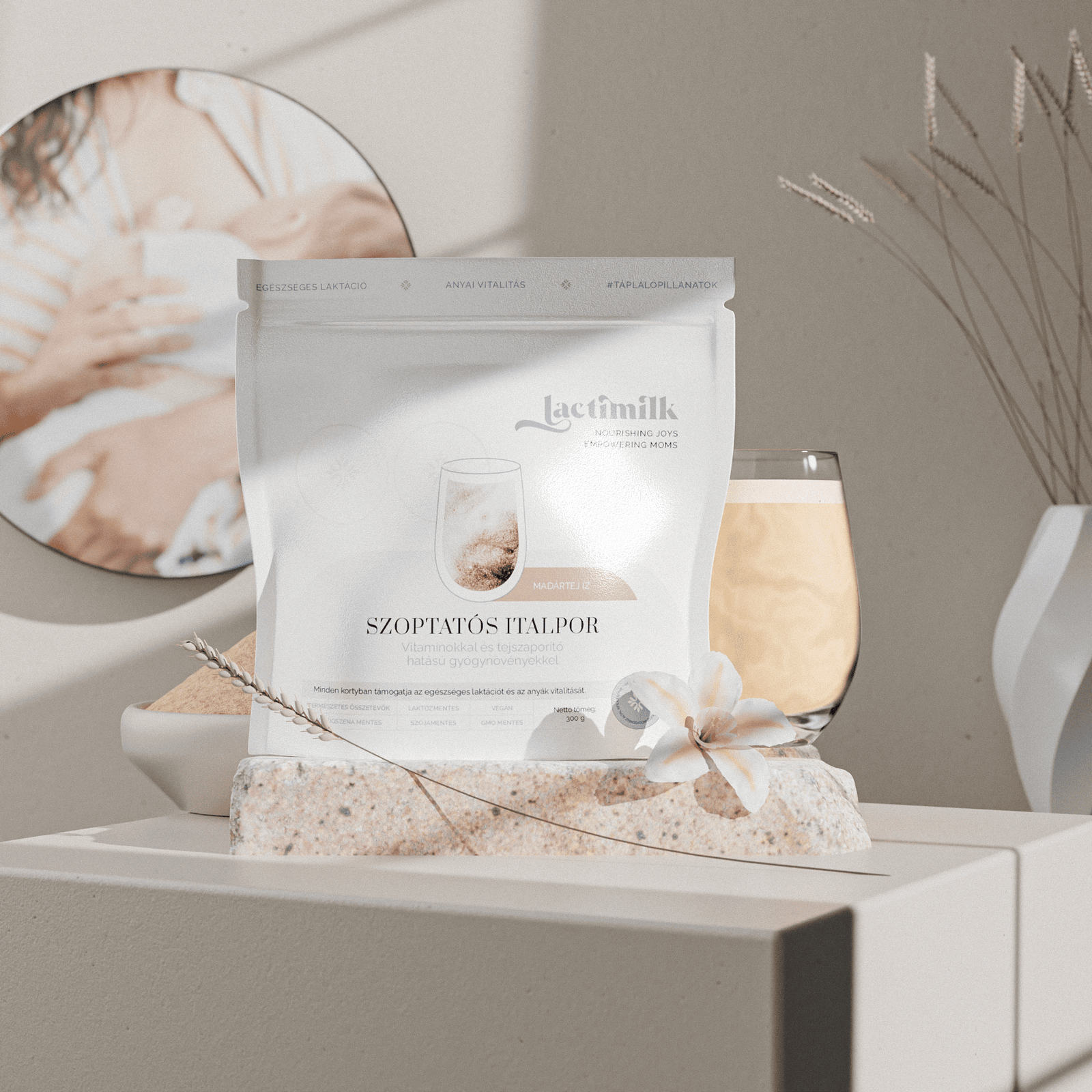 Lactimilk madártej ízű szoptatós italpor