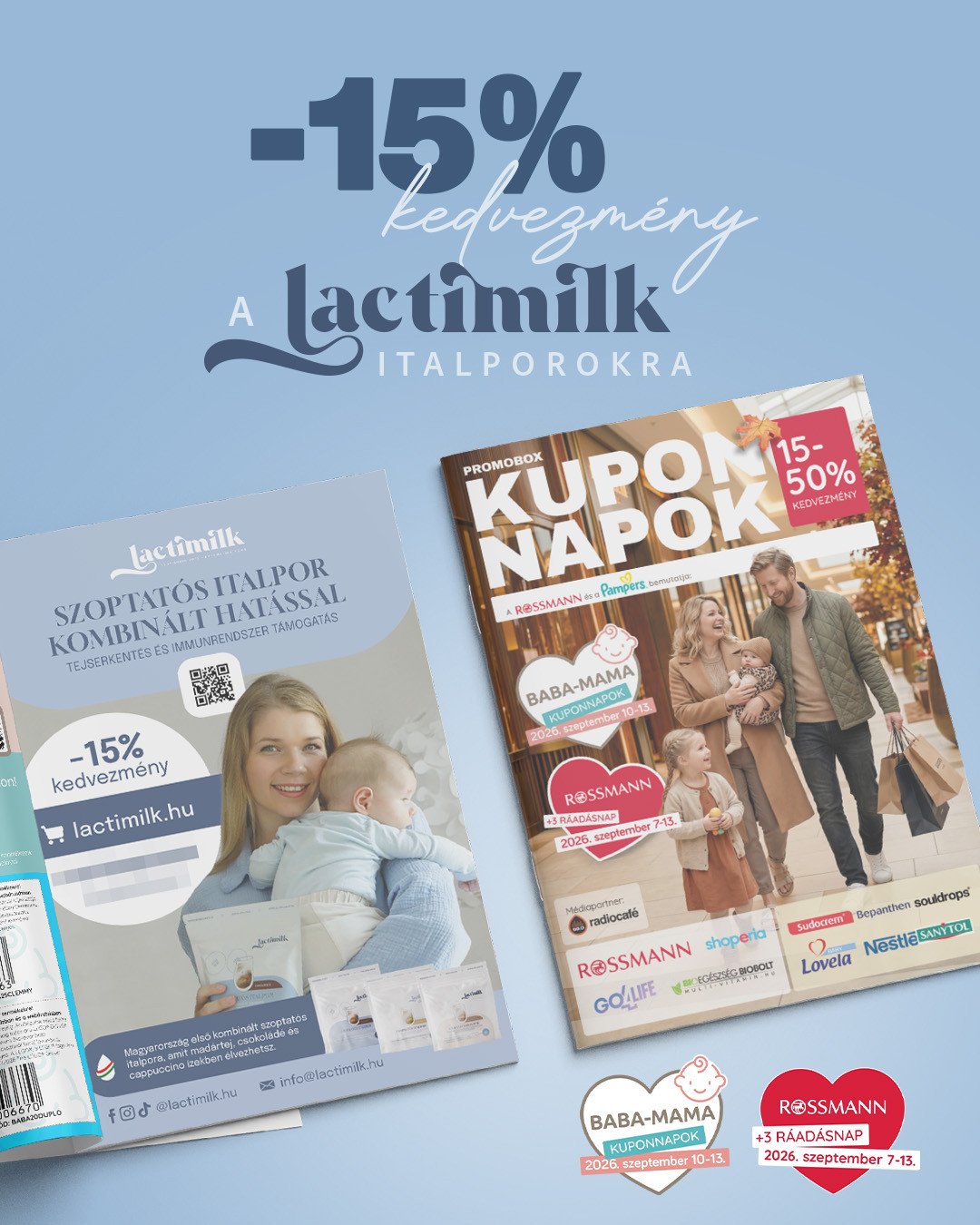 Lactimilk kivételes 15% kedvezménnyel szeptember 7-13. között